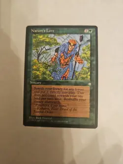 Mtg Ice Age Nature's Lore (Never Played) - Image 1