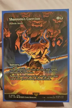 🔥 MTG Shantotto’s Coercion/Diabolic Intent (Showcase # 0034) FFXI NM/MT 🔥 - Image 1