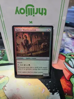 NM Foil Spider Manifestation, MTG, Marvel's Spider-Man, Magic, 148 - Image 1