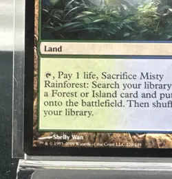 Magic The Gathering: Misty Rainforest Zendikar Regular - MR1 - Image 5