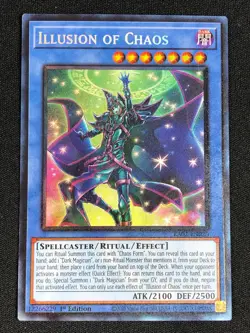 YUGIOH ILLUSION OF CHAOS RA02-EN020 1ST COLLECTORS (NM) Rarity Collection 2 - Image 1