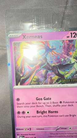 pokemon xerneas card mega evolutions promo card 064/132 - Image 2