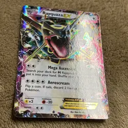Rayquaza EX Shiny Holo Black Star Promo Card XY69 - Image 2