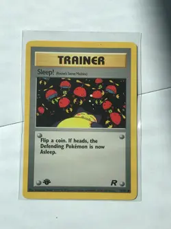 SLEEP! - 79/82 - 1st Edition Team Rocket - Common - Pokemon Card - NM - Image 1