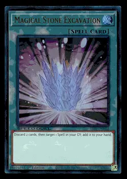 Magical Stone Excavation - SS05-ENV02 - Ultra Rare 1st Edition Card - Image 1