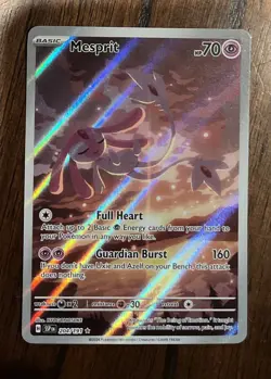 Pokemon TCG Mesprit Illustration Rare Card 204/191 Surging Sparks - Image 1