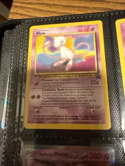 (PROMO) Mew [Promo #8 Non Holo] Pokemon Card NM - Vintage - Image 1