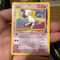 (PROMO) Mew [Promo #8 Non Holo] Pokemon Card NM - Vintage - Image 2