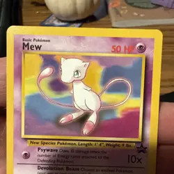 (PROMO) Mew [Promo #8 Non Holo] Pokemon Card NM - Vintage - Image 3