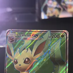 Leafeon GX 139/156 Full Art Sun & Moon Ultra Prism Pokemon Card - Image 2