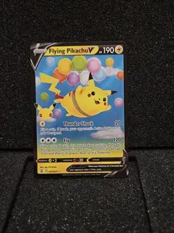 Pokemon TCG Flying Pikachu V Celebrations Holo Ultra Rare Card 006/025 - Image 1
