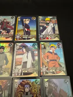 NARUTO TRADING CARD TCG LOT- HOLO RARES NR-SR COLLECTABLE CARD GAME - Image 4