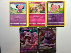 Granbull Pokemon Card Lot - Granbull V Full Art, Snubbull Holo - NM/LP Gift Set - Image 1