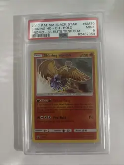 Shining Ho-Oh SM70 Holo Promo Card Psa 9 - Image 1