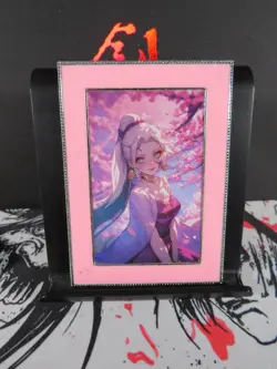 Daki Serial 016/088 Diamond Card Demon Slayer Thick Metal Silver Beautiful - Image 2