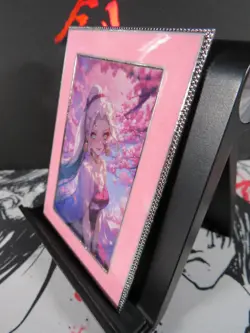 Daki Serial 016/088 Diamond Card Demon Slayer Thick Metal Silver Beautiful - Image 3