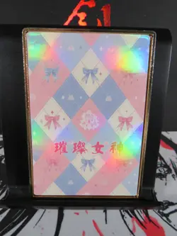 Nami One Piece Diamond Card Thick Metal Gold Holo Waifu Anime Collectible - Image 4