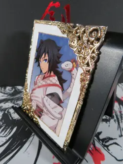 Giyu Tomioka Diamond Card Demon Slayer Thick Metal Gold ERROR BACK - Image 3