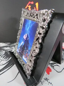 Nezuko Kamado Diamond Card Demon Slayer Thick Metal Silver Beautiful - Image 3