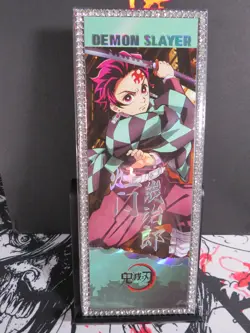 Tanjiro Kamado Diamond Ticket Demon Slayer Card Thick Heavy Rare Beautiful - Image 1