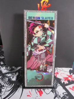 Tanjiro Kamado Diamond Ticket Demon Slayer Card Thick Heavy Rare Beautiful - Image 2