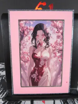 Nezuko Kamado Serial 057/088 Diamond Card Demon Slayer Thick Metal Silver - Image 1