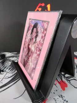 Nezuko Kamado Serial 057/088 Diamond Card Demon Slayer Thick Metal Silver - Image 3