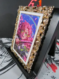 Mitsuri Kanroji Serial 044/088 Diamond Card Demon Slayer Thick Metal Gold - Image 3