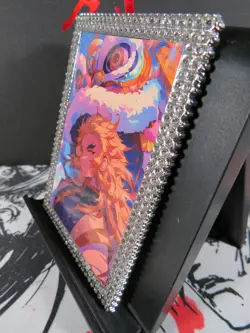 Kyojuro Rengoku Diamond Card Demon Slayer Thick Metal Silver Dragon New Year - Image 3