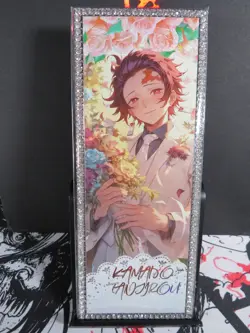 Tanjiro Kamado Diamond Ticket Demon Slayer Card Thick Heavy Rare Wedding - Image 1