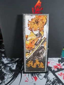 Zenitsu Agatsuma Diamond Ticket Demon Slayer Card Thick Heavy Rare Beautiful - Image 2