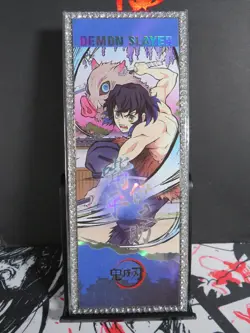 Inosuke Hashibira Diamond Ticket Demon Slayer Card Thick Heavy Rare Beautiful - Image 1