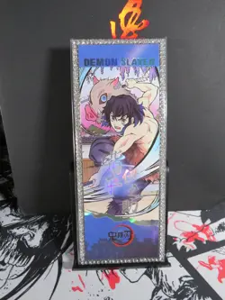 Inosuke Hashibira Diamond Ticket Demon Slayer Card Thick Heavy Rare Beautiful - Image 2