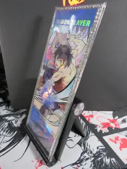 Inosuke Hashibira Diamond Ticket Demon Slayer Card Thick Heavy Rare Beautiful - Image 3