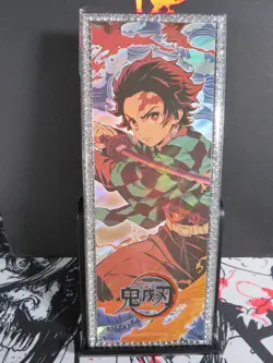 Tanjiro Kamado Diamond Ticket Demon Slayer Card Thick Heavy Rare Beautiful - Image 1