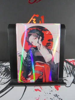 Lady Muzan Acrylic Rare Thick Card Demon Slayer Anime Collectible - Image 2