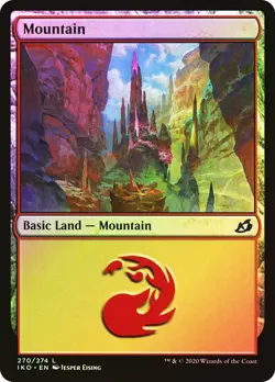 Mountain (#270) Ikoria MTG MAGIC LAND FOIL O252 - Image 1