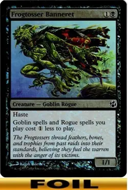 1x - Frogtosser Banneret - FOIL #64 - Morningtide - CUC NM MTG - Image 1