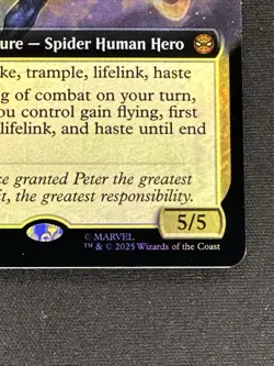 MTG Cosmic Spider-Man 0271 Foil (Extended Art) Marvel's Spider-Man NM SPM - Image 3