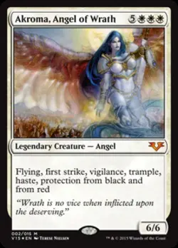 MTG English Akroma, Angel of Wrath NM Foil From the Vault: Angels - Image 1