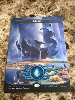 ISLAND Magic MTG Unfinity Full Art Foil - Image 1