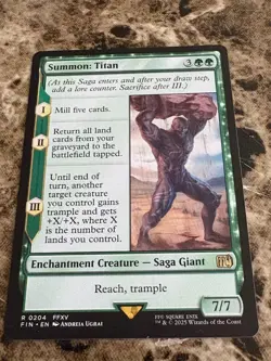 SUMMON: TITAN Magic MTG Final Fantasy - Image 1