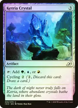 Ketria Crystal #236 Ikoria MTG MAGIC ARTIFACT FOIL O252 - Image 1