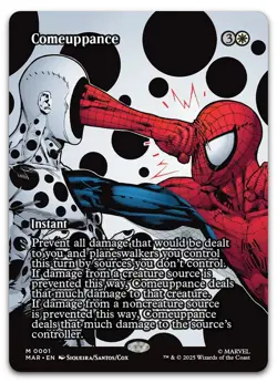 Comeuppance (Borderless) #1 (NM) MAR Magic MTG - Image 1