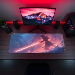 MTG Playmat - Spellblade Warrior with Fiery Blade | Epic Firestorm Art - Image 5