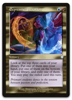 Expressive Iteration (Retro Frame) #125 (NM) Brothers' War BRC Magic MTG - Image 1
