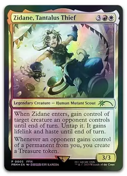 Zidane, Tantalus Thief #5 (Foil) (NM) WPN & Gateway Promos WPN Magic MTG - Image 1