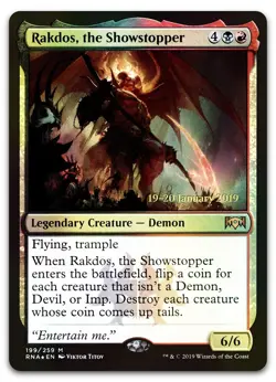 Rakdos, the Showstopper #199 (Foil) (NM) Prerelease Cards PRE Magic MTG - Image 1