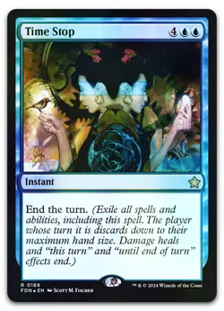 Time Stop #166 (Foil) (NM) Prerelease Cards PRE Magic MTG - Image 1