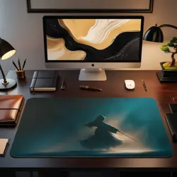 MTG Playmat - Hooded Shadow Dancer with Blades | Assassin Rogue Commander Mat - Image 2